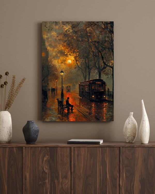 Aesthetic Sunset Poster – Minimal Wall Art for Calm Spaces | POSTERYHUB