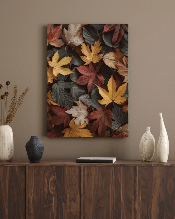 Leaves Aesthetic Poster – Minimal Nature Wall Art | POSTERYHUB