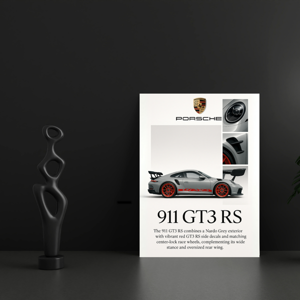 Porsche Car Poster – Premium Sports Car Wall Art | POSTERYHUB
