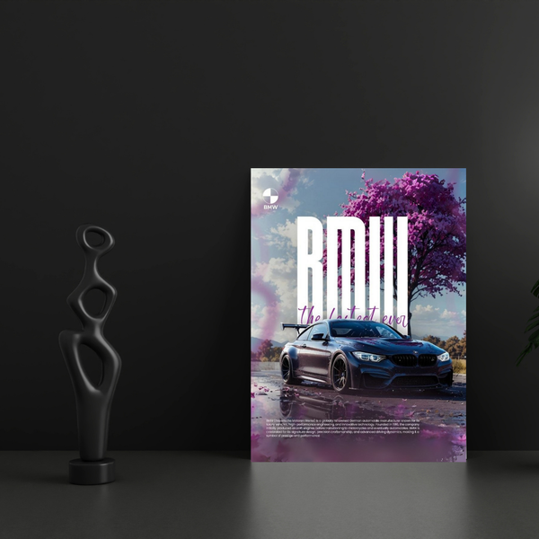 BMW M3 Poster – Premium Sports Car Wall Art | POSTERYHUB