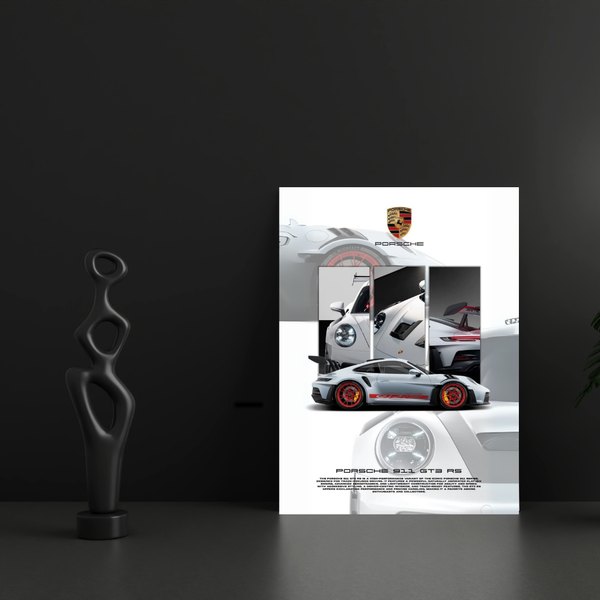 Porsche Poster Set of 7 – Premium Sports Car Wall Art (Unframed A4) | POSTERYHUB