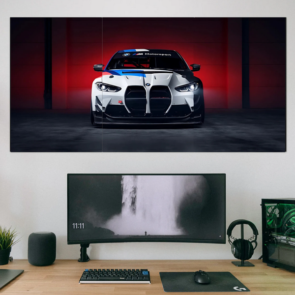 BMW Split Poster Set of 3 – Premium Automotive Wall Art | POSTERYHUB