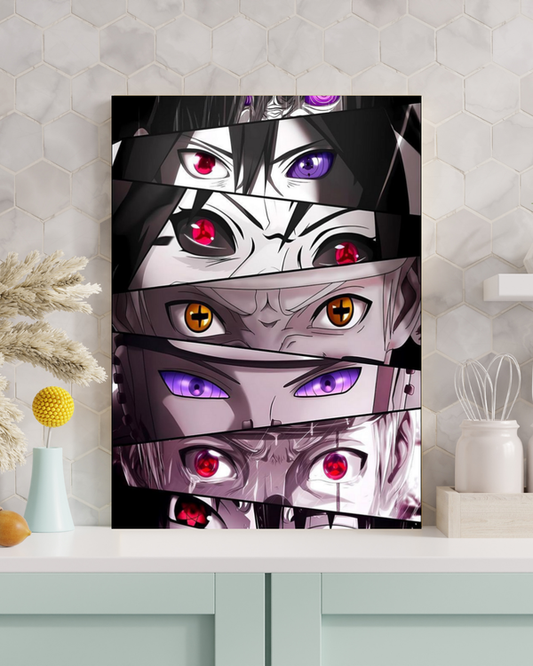 Uchiha Clan Aesthetic Poster – Minimal Anime Wall Art | POSTERYHUB