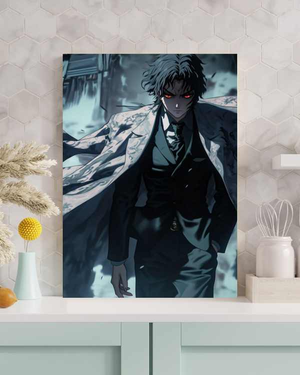 Demon King Aesthetic Poster – Dark Anime Wall Art | POSTERYHUB